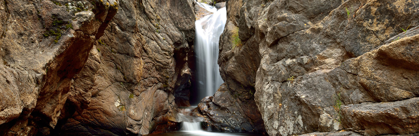 rocky waterfall