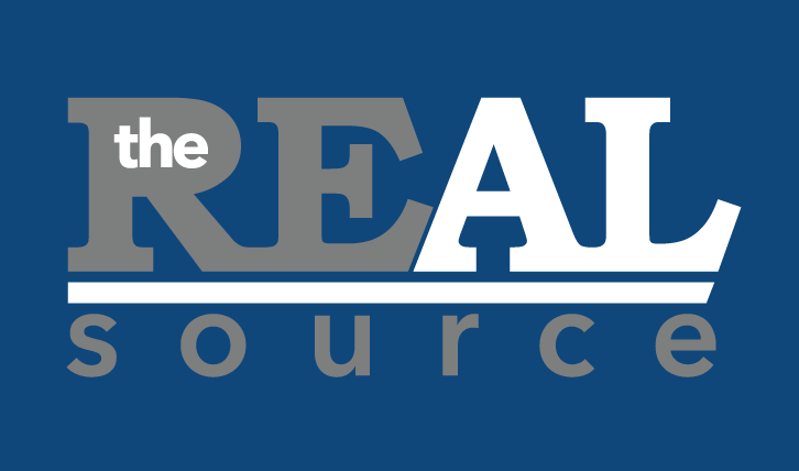 REALsource logo in a blue rectangle